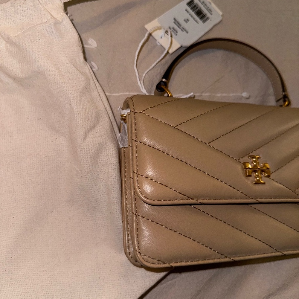 Tory Burch Kira Chevron Top Handle Bag. NEW